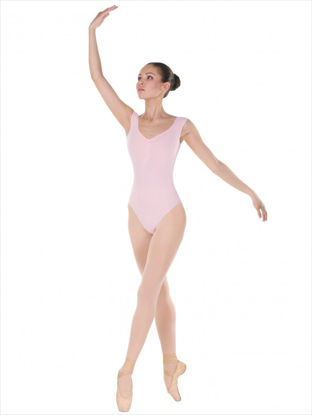 Изображение Трико для хореографии,балета телесный,белый 80DEN (Россия)